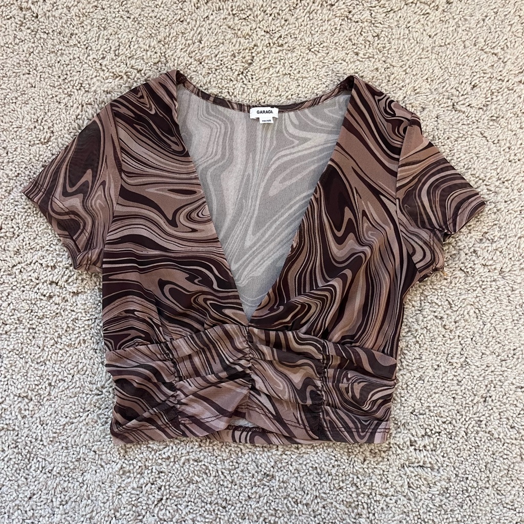 Garage Brown Marble Top